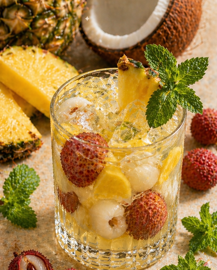 Tropical Whisper mocktail